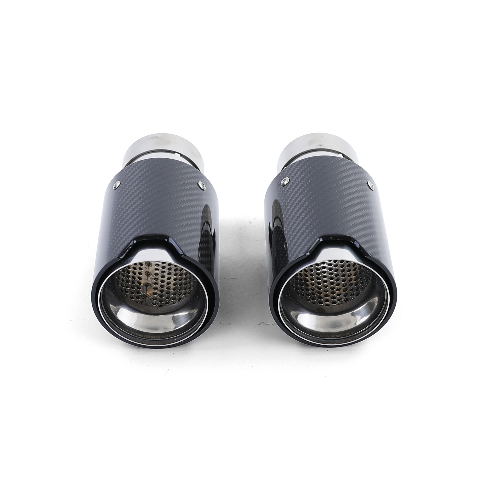 Uitlaatpijpen - geschikt voor BMW modellen serie-E en F - ⌀ 60x64 mm - zwart