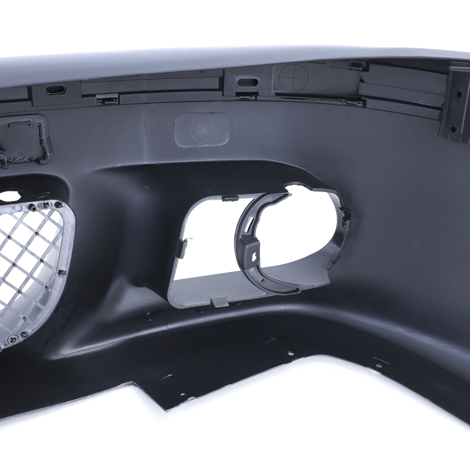 Voorbumper geschikt voor BMW 5 serie-E39 / Sedan / Touring 1995-2003 - met grille - zwart