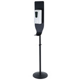 Desinfectiezuil - handdesinfectiemachine - 1000 ml - zwart, wit