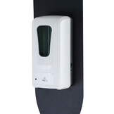 Desinfectiezuil - handdesinfectiemachine - 1000 ml - zwart, wit