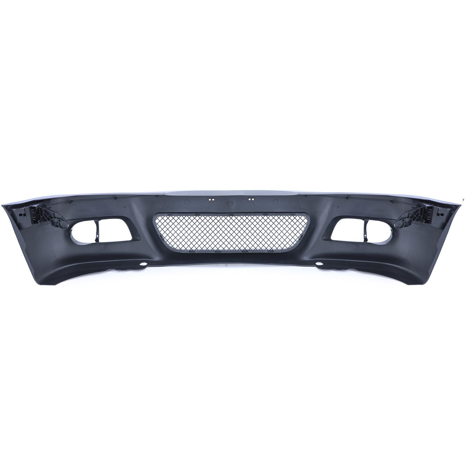 Voorbumper - voor BMW 3 serie-E46 / Sedan / Touring / Coupé / Cabrio 1998-2005 - met grille - zwart