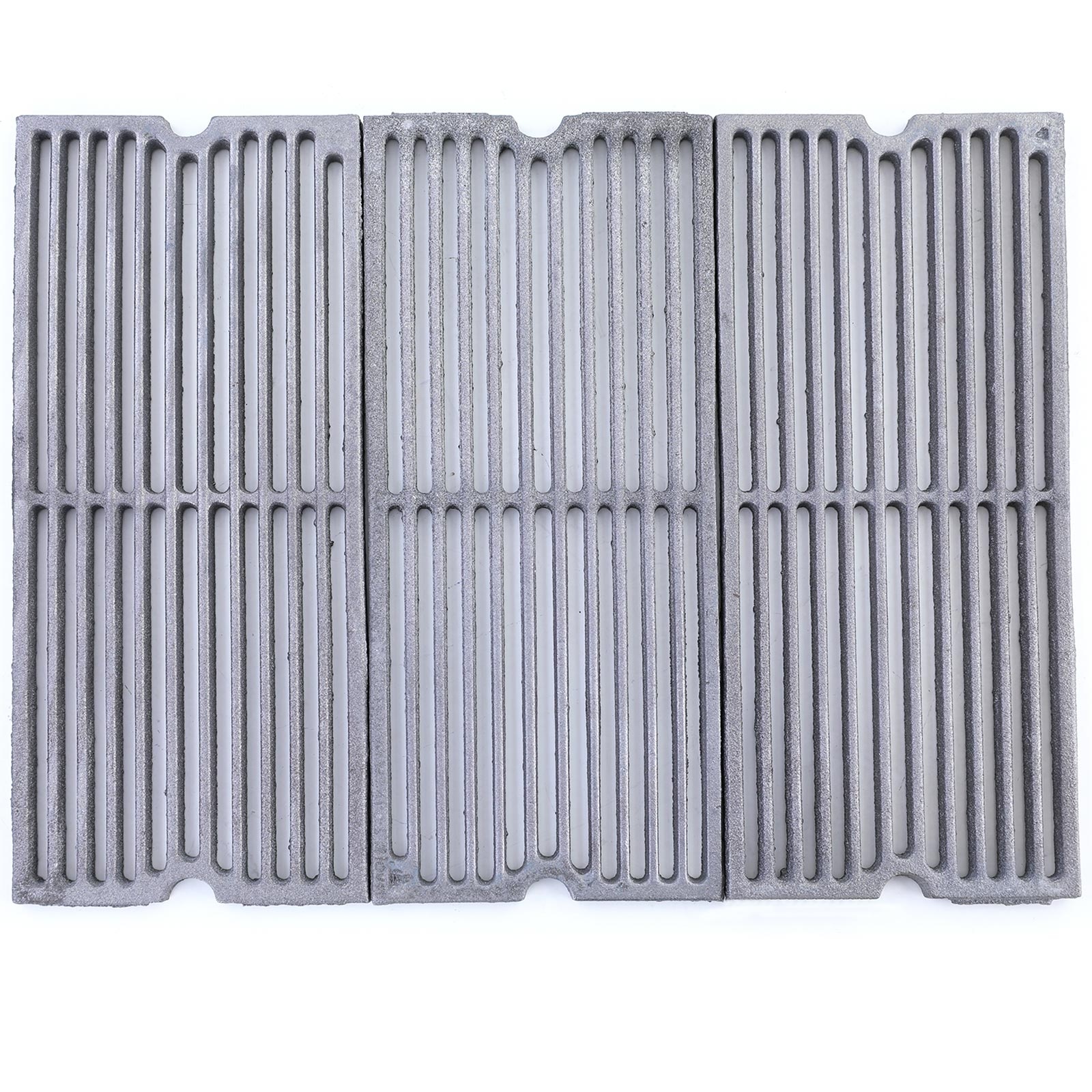 Grill roosters - universeel - gietijzer - 34,5x30 cm - 3 stuks