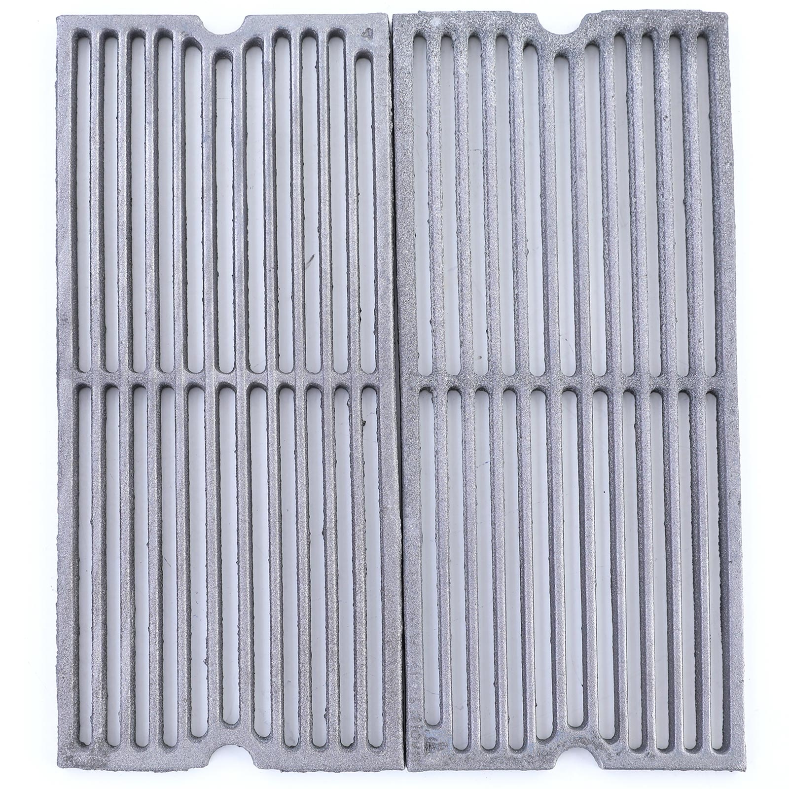 Grill roosters - universeel - gietijzer - 34,5x30 cm - 2 stuks
