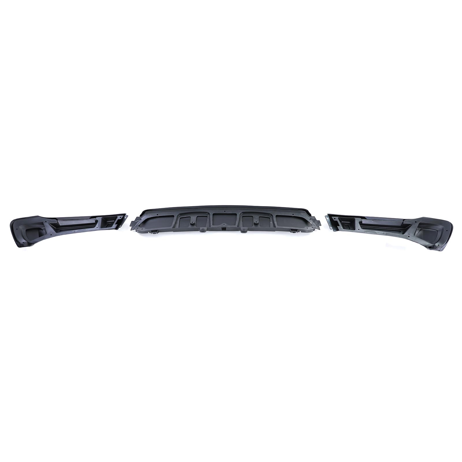 spoiler set - voor BMW X5 type-E70 2007-2010 - voor- en achterbumper - 3-delig - zwart