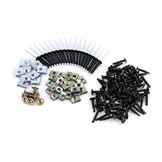 spoiler set - geschikt voor BMW X5 type-E70 2007-2010 - voor- en achterbumper - 3-delig - zwart