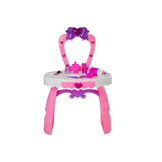 Kaptafel kind - met muziek en lichtjes - 45x30x74 cm - roze wit