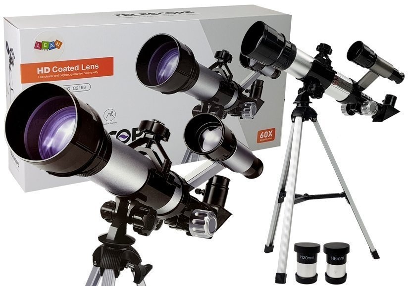 Sterrenkijker - lichtgewicht - aluminium - 50x20x50 cm