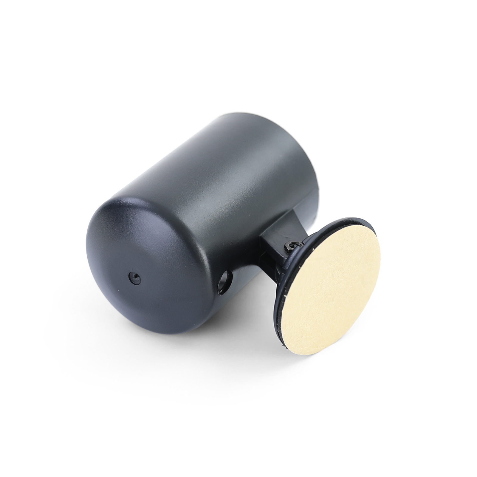 Oliedrukmeter - 84x94mm - retro-look - zwart
