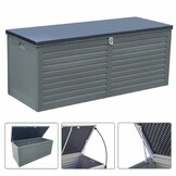 Gardenline - tuinbox - 490 liter - 64,3x146,5x51 cm - grijs