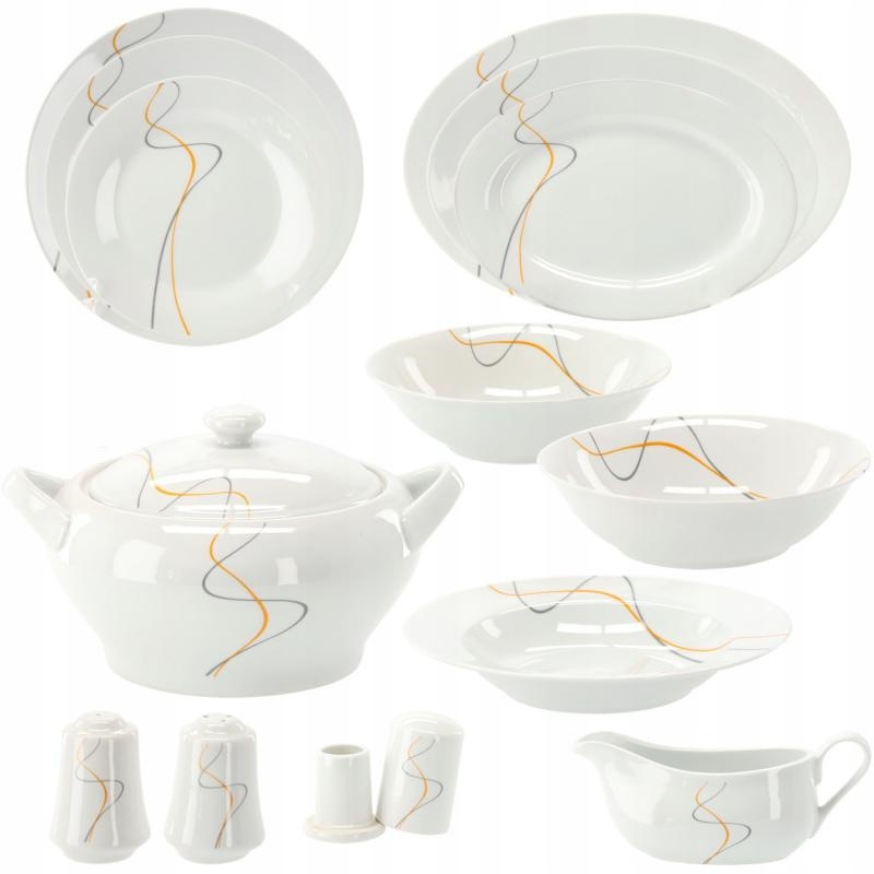 Cookline - serviesset - 12 personen - 49 delig - porselein