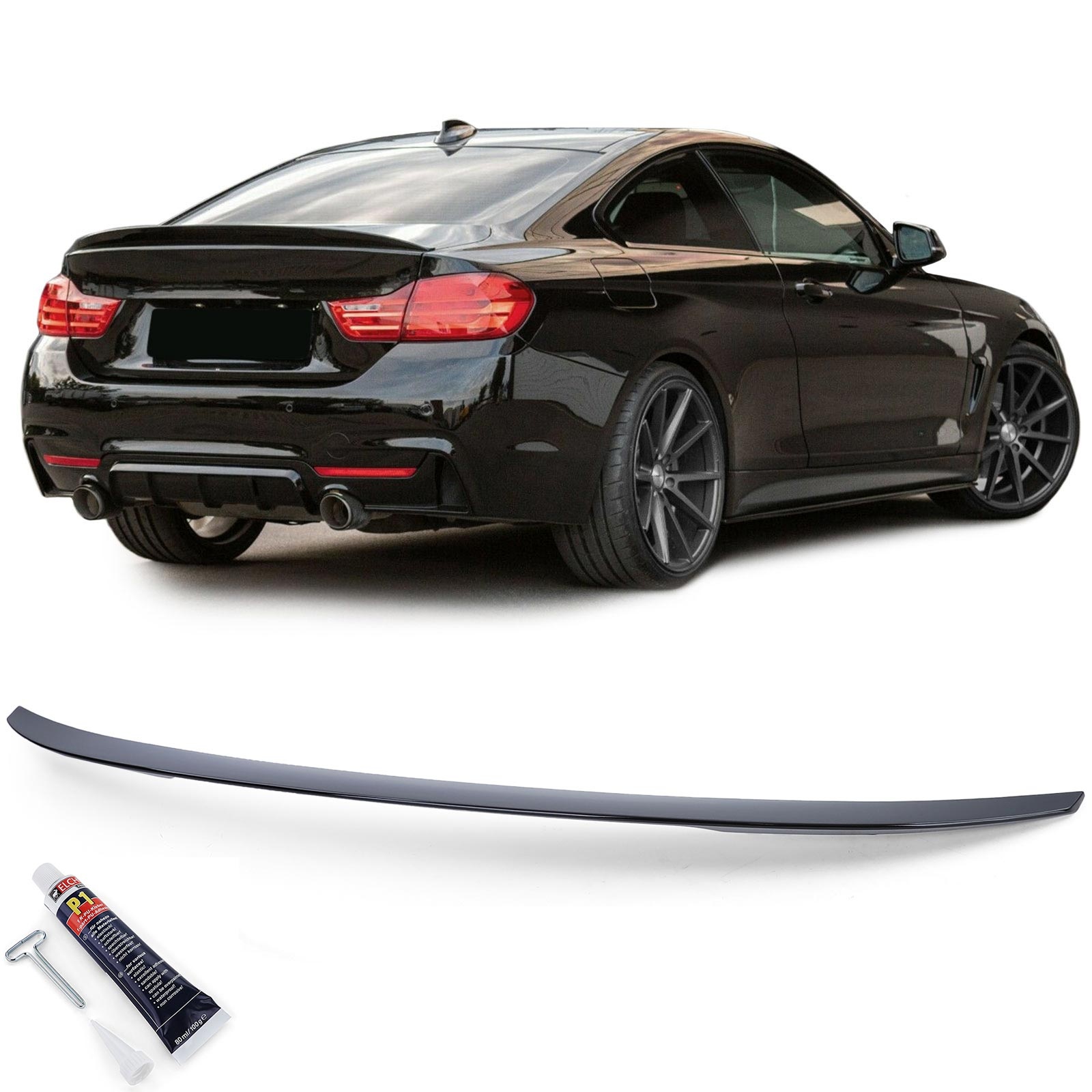 Spoiler - achterspoiler lip - geschikt voor BMW 4er F32 Coupé 2013