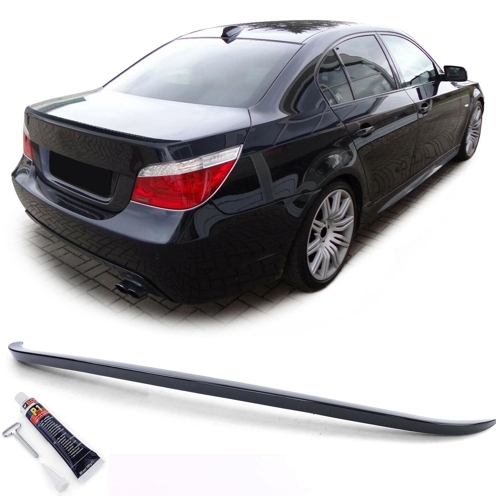 Spoiler - achterspoiler lip - voor BMW 5er E60 Sedan 2003-2010