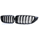 Autogrille geschikt voor BMW 4 serie F32 F33 F36 F82 Coupe Cabrio Gran Coupe M4 2013-2021 - zwart