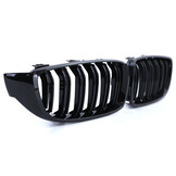 Autogrille geschikt voor BMW 4 serie F32 F33 F36 F82 Coupe Cabrio Gran Coupe M4 2013-2021 - zwart