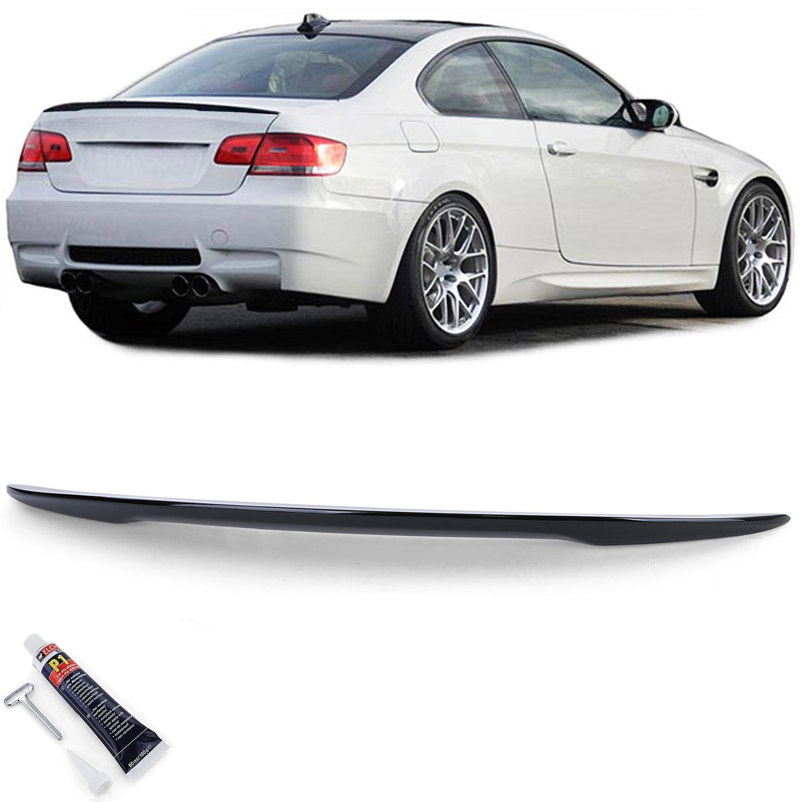 Spoiler - achterspoiler lip - voor BMW 3er E92 Coupe 2006-2013
