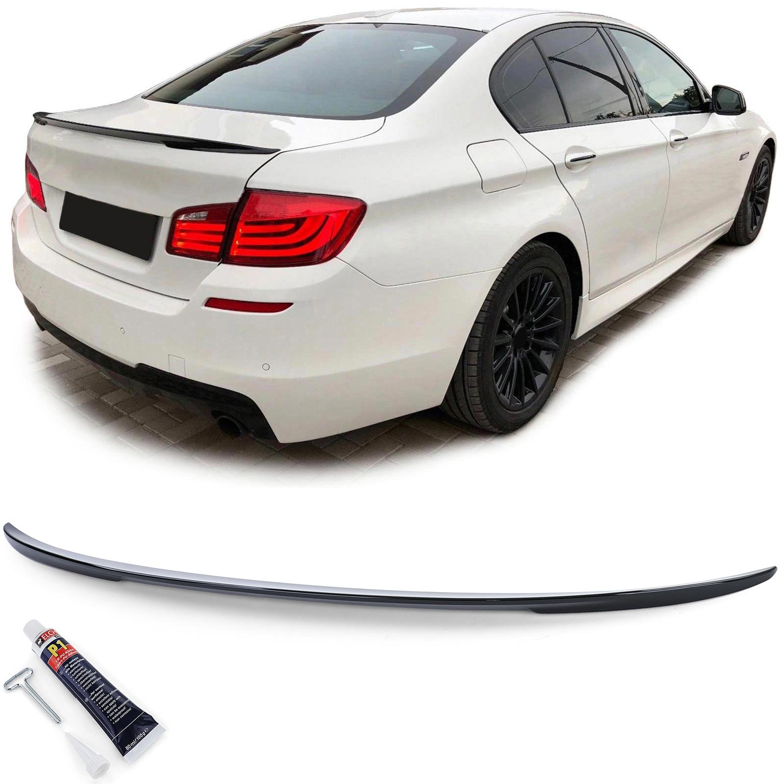 Spoiler - achterspoiler lip - voor BMW 5er F10 F18 Sedan 2010-2016