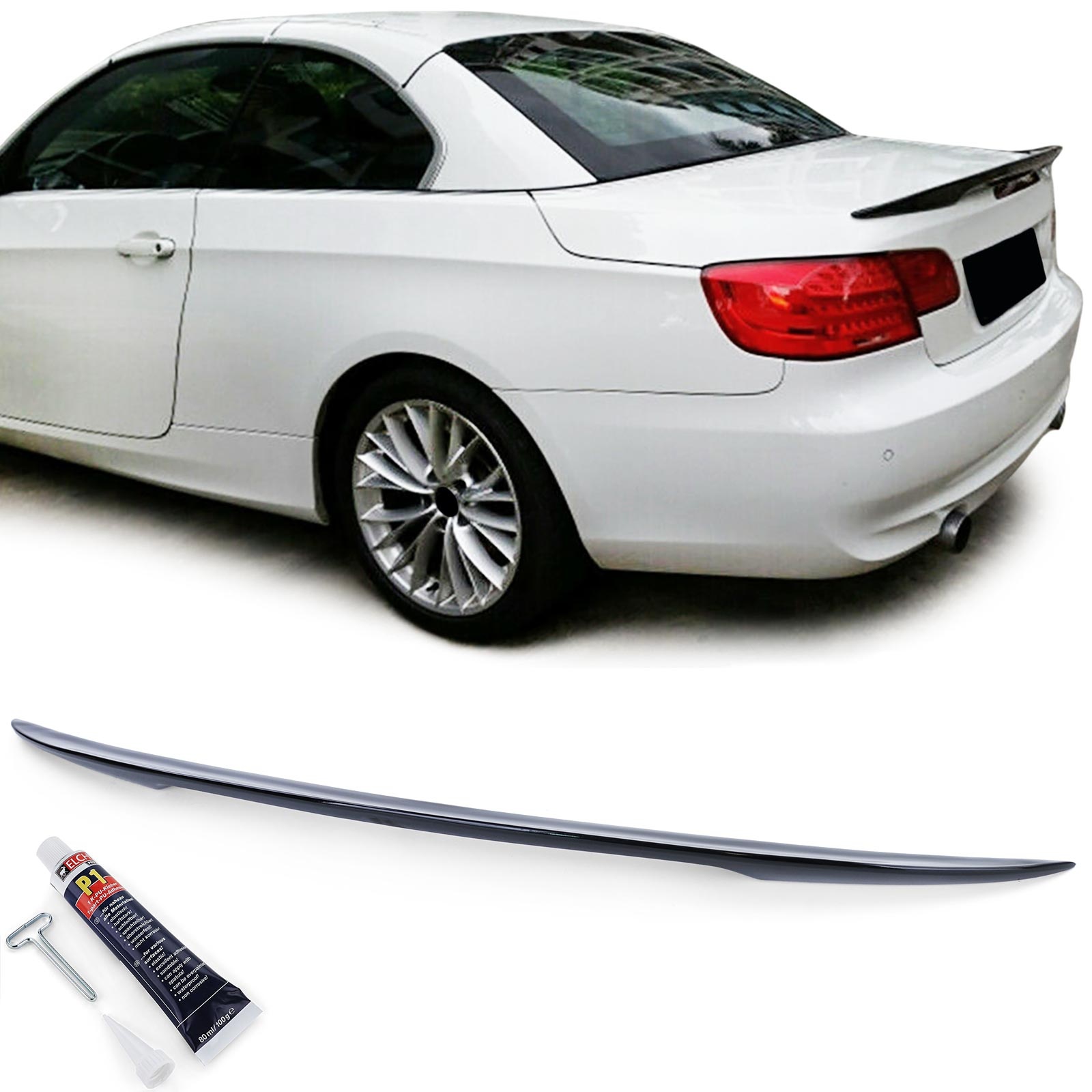 Spoiler - achterspoiler lip - voor BMW 3er E93 Cabrio 2006-2013