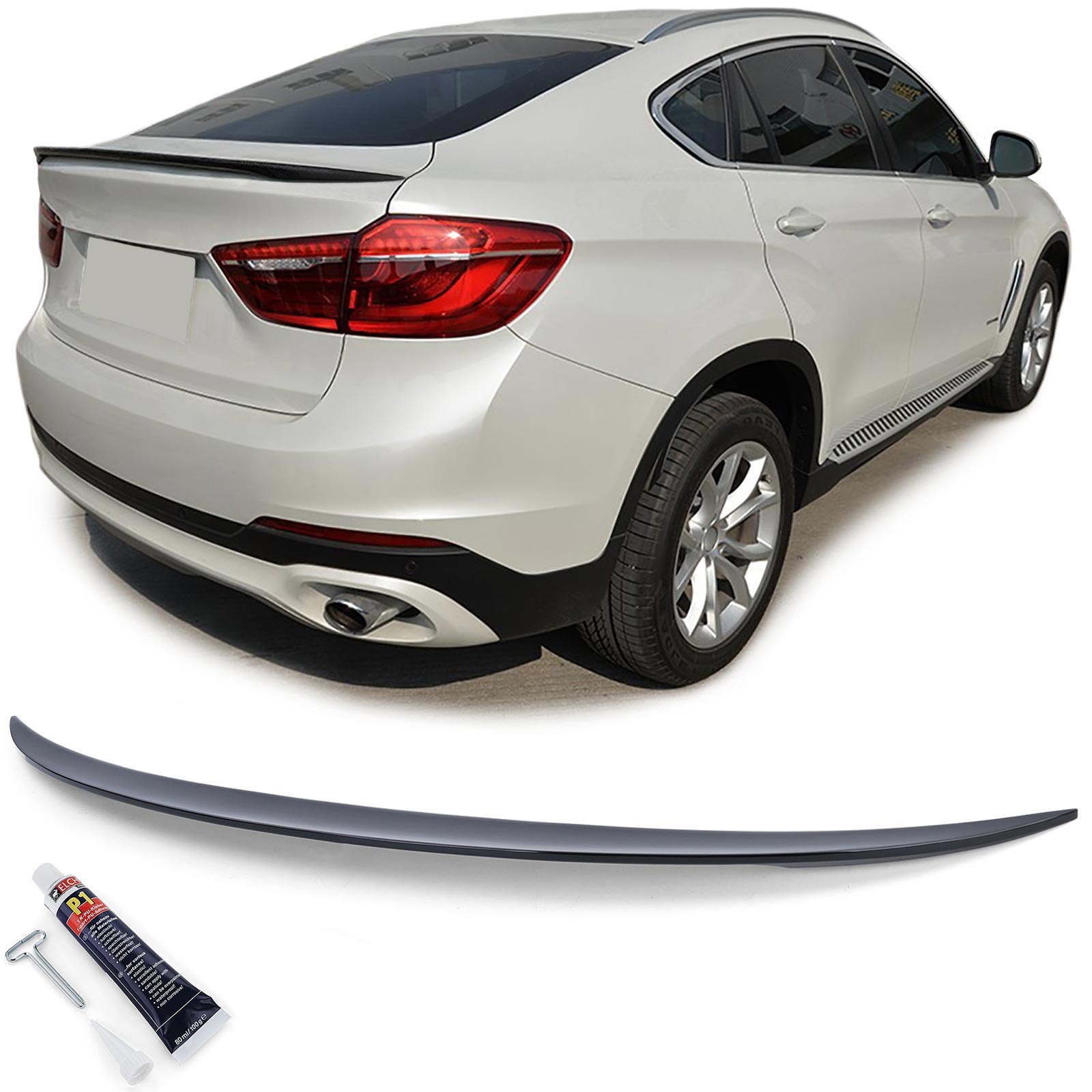 Spoiler - achterspoiler lip - voor BMW X6 F16 2014-2019