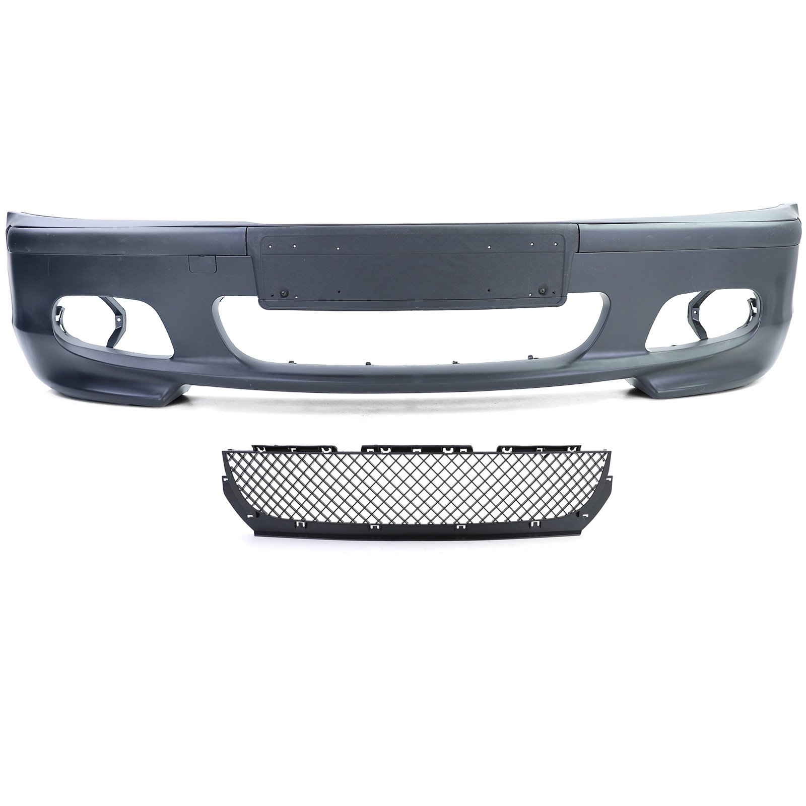Voorbumper - voor BMW 3 serie-E46 Sedan Touring 1998-2005 - zwart
