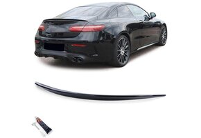 Spoiler - achterspoiler lip - voor Mercedes E-Klasse C238 2016 Coupe - glanzend zwart