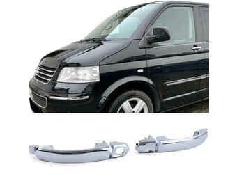Deurgreep auto - voor VW Bus T5 2003-2009 - chroom - links rechts
