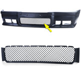 Autogrille geschikt voor BMW 3 serie-E36 Sedan Coupe Cabrio Compact Touring M3 1990-1999 - zwart