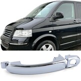 Deurgreep auto - voor VW Bus T5 2003-2009 - chroom - links