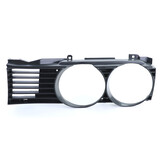 Koplamp sierlijst - met grille - geschikt voor BMW 7 serie E32 1988-1992 - zwart smoke - links