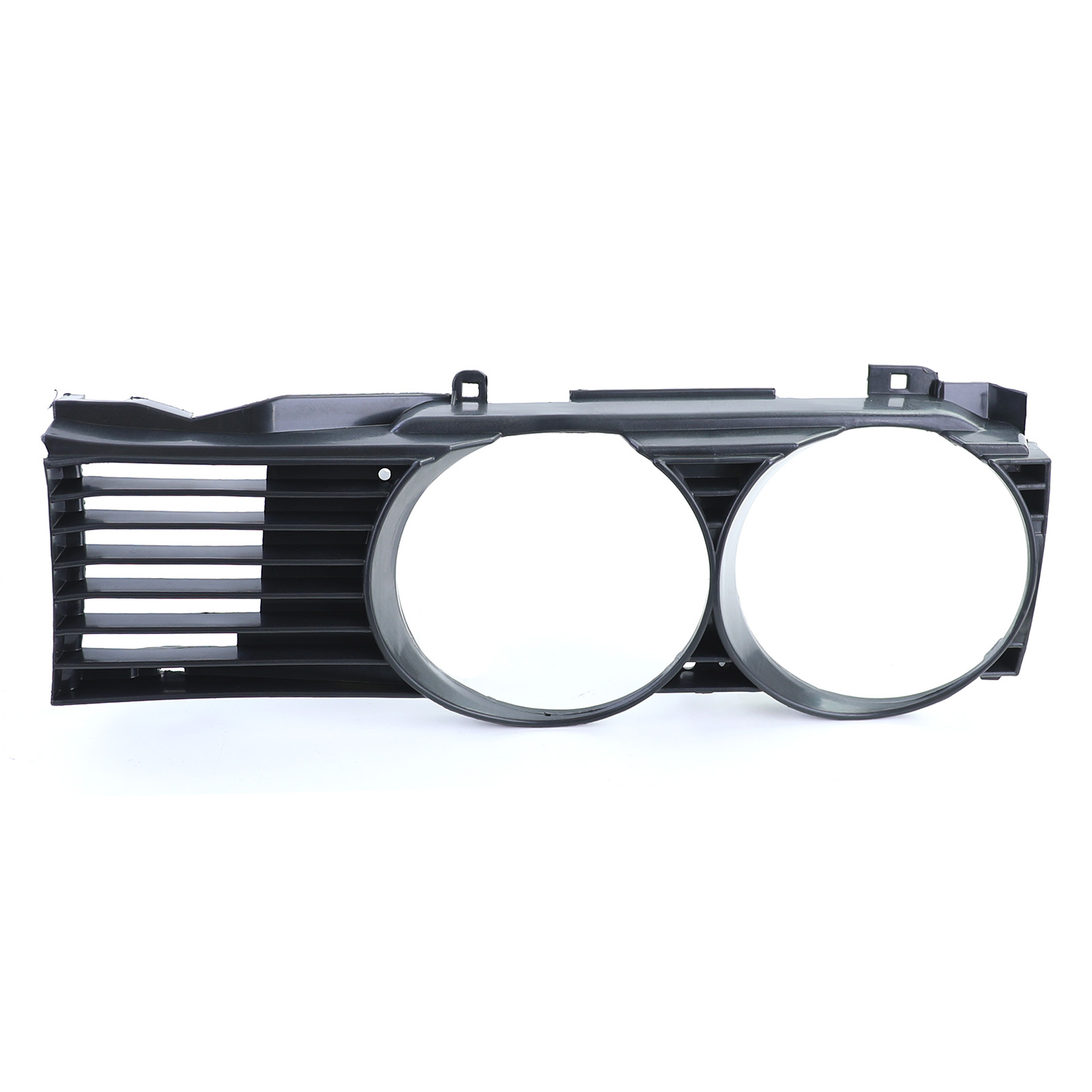 Koplamp sierlijst - met grille - voor BMW 7 serie E32 1988-1992 - zwart smoke - links