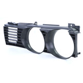 Koplamp sierlijst - met grille - voor BMW 7 serie E32 1988-1992 - zwart smoke - links