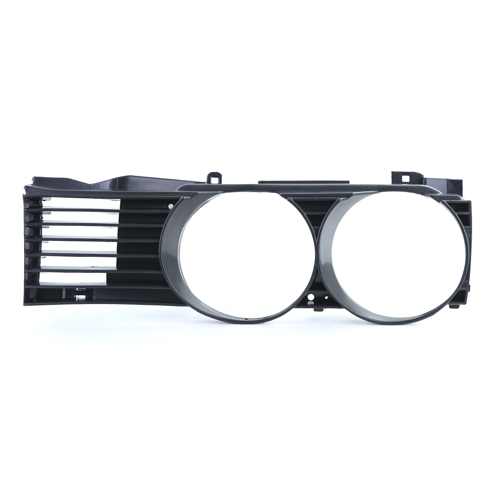 Koplamp sierlijst - met grille - voor BMW 7 serie E32 1988-1992 - zwart smoke - links