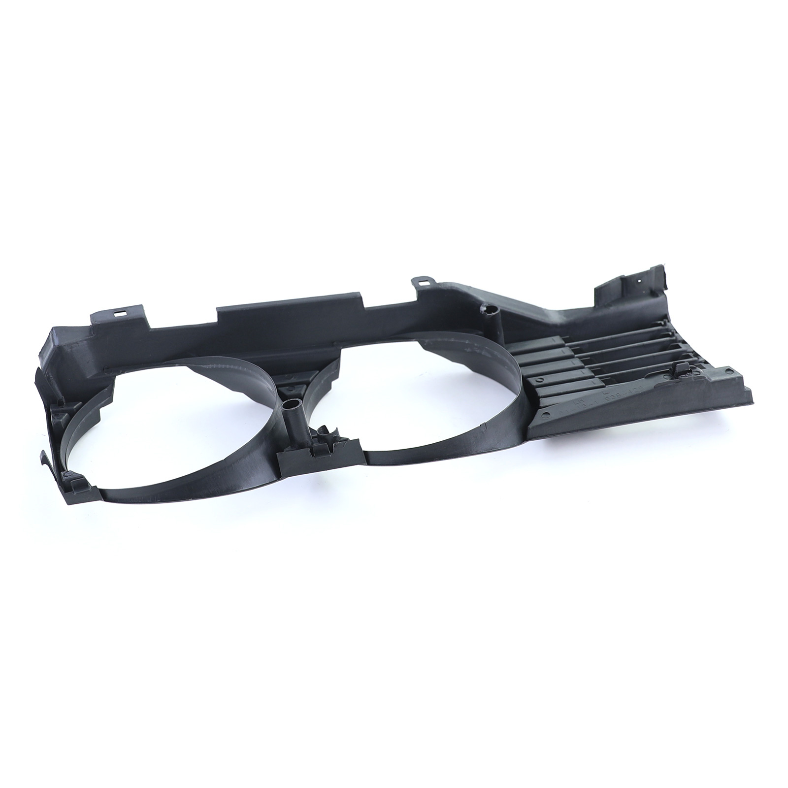 Koplamp sierlijst - met grille - geschikt voor BMW 7 serie E32 1988-1992 - zwart smoke - links