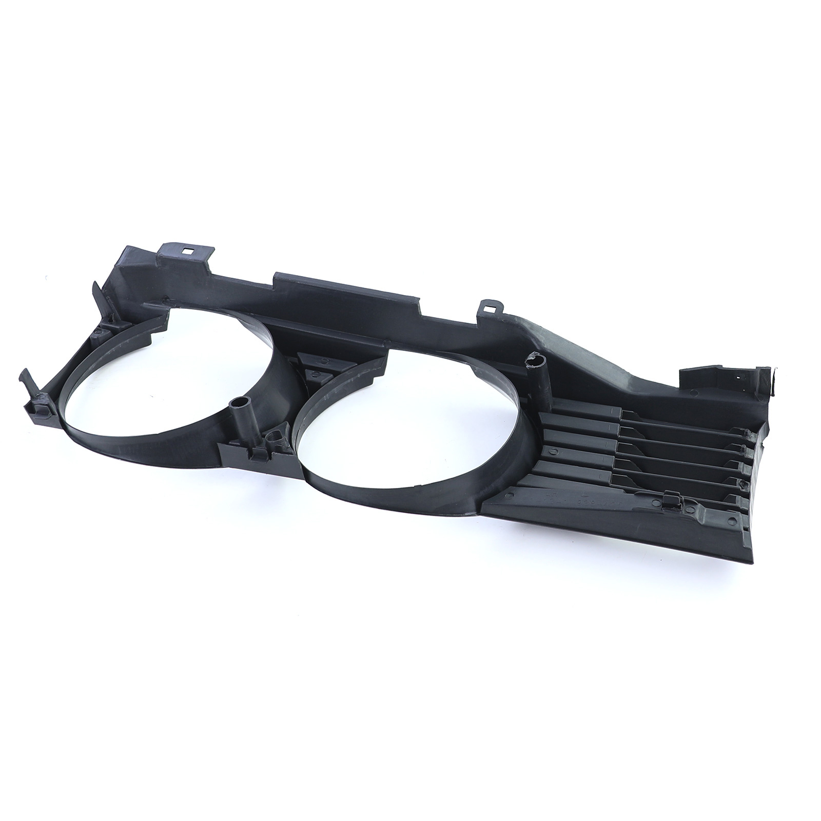 Koplamp sierlijst - met grille - voor BMW 7 serie E32 1988-1992 - zwart smoke - links