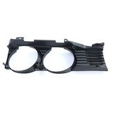 Koplamp sierlijst - met grille - geschikt voor BMW 7 serie E32 1988-1992 - zwart smoke - links