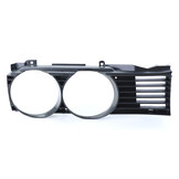 Koplamp sierlijst - met grille - geschikt voor BMW 7 serie E32 1988-1992 - zwart smoke - rechts