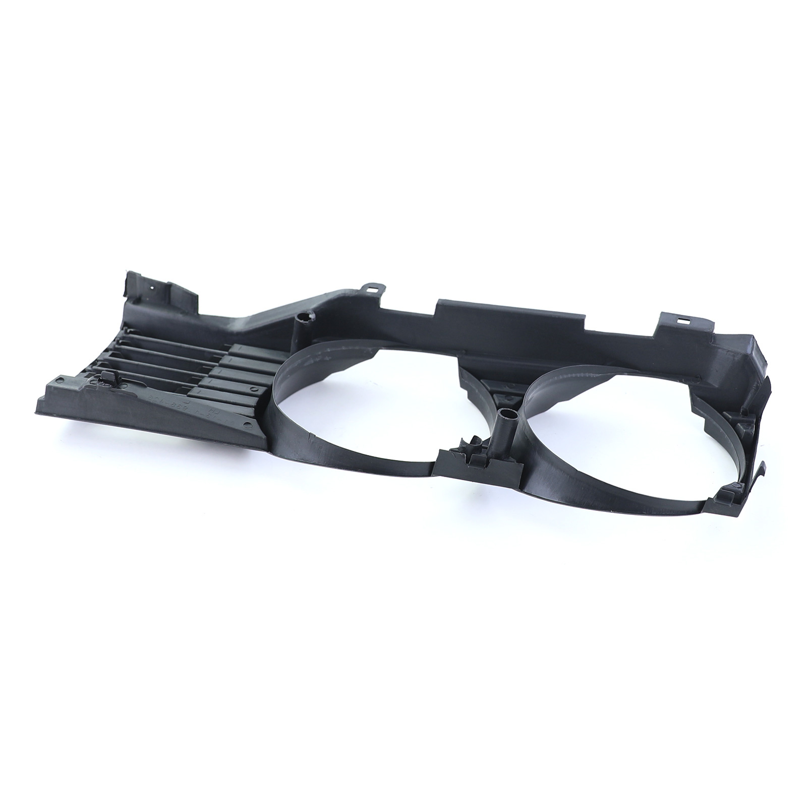 Koplamp sierlijst - met grille - geschikt voor BMW 7 serie E32 1988-1992 - zwart smoke - rechts