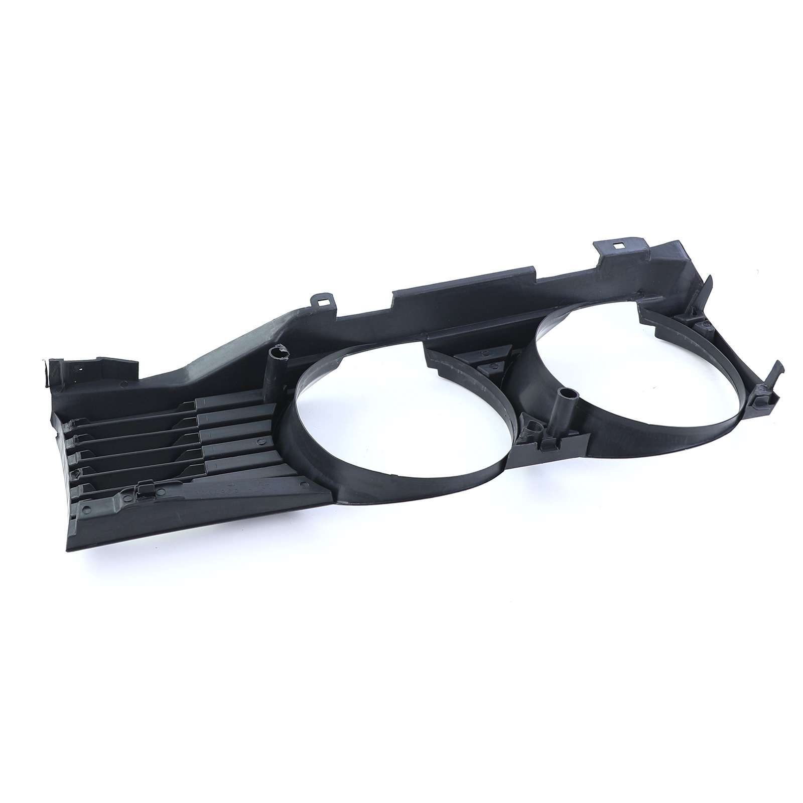 Koplamp sierlijst - met grille - voor BMW 7 serie E32 1988-1992 - zwart smoke - rechts