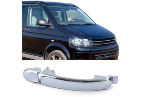 Deurgreep auto - voor VW Bus T5 2003-2009 - chroom - rechts