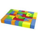 Foamblokken - meerkleurig - 80 blokken