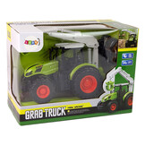 RC - tractor - met afstandsbediening - 19x11x14 cm - groen