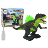 Dinosaurus speelgoed - 23x35 cm - groen zwart
