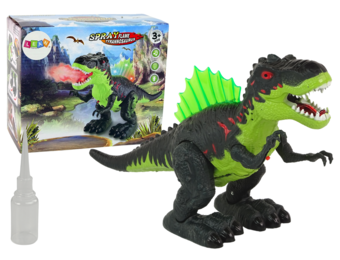 Dinosaurus speelgoed - 23x35 cm - groen zwart