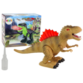 Dinosaurus speelgoed - 23x35 cm - bruin rood