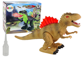 Dinosaurus speelgoed - 23x35 cm - bruin rood