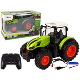 RC - tractor - met afstandsbediening - 18x12x11 cm - groen