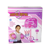Basket - basketbal paal - kind - 170x38 x34 cm - roze