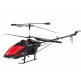 RC - helikopter - 80x30x10 cm - afstandsbediening - rood zwart