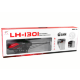 RC - helikopter - 80x30x10 cm - afstandsbediening - rood zwart