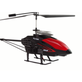 RC - helikopter - 80x30x10 cm - afstandsbediening - rood zwart