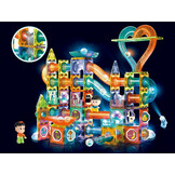 Knikkerbaan - 202 elementen - magnetische blokken - LED verlichting